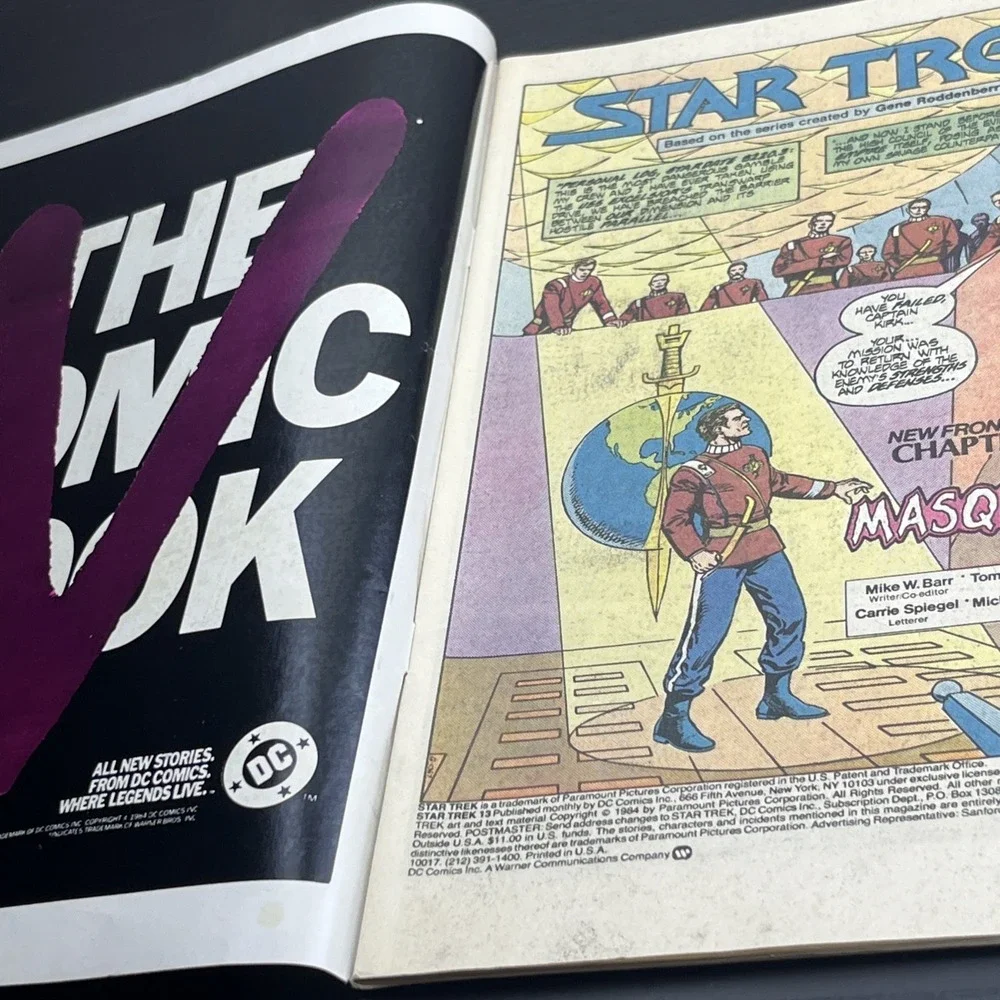 Star Trek #13 DC Comics 1985 Sci-Fi Comic Book‎